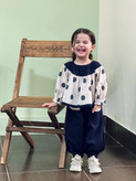 ست شومیز شلوار خالخالی